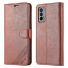 For vivo iQOO Neo5 AZNS Sheepskin Texture Flip Leather Phone Case(Brown) - 1