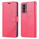 For vivo S10e / V23e AZNS Sheepskin Texture Flip Leather Phone Case(Red) - 1