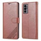 For vivo S10e / V23e AZNS Sheepskin Texture Flip Leather Phone Case(Brown) - 1