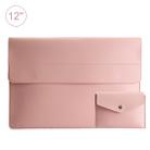 12 inch POFOKO Lightweight Waterproof Laptop Protective Bag(Pink) - 1
