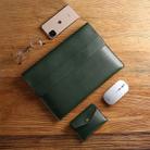 12 inch POFOKO Lightweight Waterproof Laptop Protective Bag(Dark Green) - 8