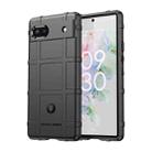 For Google Pixel 6a Full Coverage Shockproof TPU Phone Case(Black) - 1