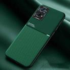 For OPPO Reno7 Pro 5G Classic Tilt Magnetic PC + TPU Phone Case(Dark Green) - 1