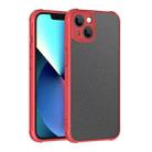 For iPhone 13 Pro Carbon Fiber PC + TPU Case (Red) - 1