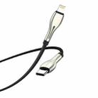 Borofone BU29 1.2m PD 20W Type-C to 8 Pin Exquisite Charging Data Cable(Black) - 1