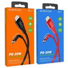 Borofone BU27 1.2m PD 20W Type-C to 8 Pin Cool Victory Charging Data Cable(Black) - 7