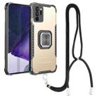 For Samsung Galaxy Note20 Ultra Lanyard Aluminum TPU Case(Gold) - 1