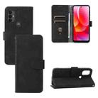 For Motorola Moto G Power 2022 Skin Feel Magnetic Horizontal Flip Leather Phone Case(Black) - 1