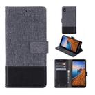 For Xiaomi Redmi 7A MUMXA MX102 Horizontal Flip Canvas Stitching Leather Case with Holder & Card Slots & Wallet(Black) - 1