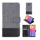 For Xiaomi Redmi 8A MUMXA MX102 Horizontal Flip Canvas Stitching Leather Case with Holder & Card Slots & Wallet(Black) - 1