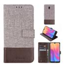 For Xiaomi Redmi 8A MUMXA MX102 Horizontal Flip Canvas Stitching Leather Case with Holder & Card Slots & Wallet(Brown) - 1