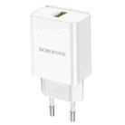 Borofone BN5 Jingrui Single Port QC3.0 USB Charger, EU Plug(White) - 1