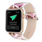 For Apple Watch Series 8&7 41mm / SE 2&6&SE&5&4 40mm / 3&2&1 38mm Fashion Strap Watch Band(Red) - 1