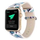 For Apple Watch Series 8&7 41mm / SE 2&6&SE&5&4 40mm / 3&2&1 38mm Fashion Strap Watch Band(Blue) - 1
