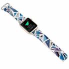 For Apple Watch Series 8&7 41mm / SE 2&6&SE&5&4 40mm / 3&2&1 38mm Fashion Strap Watch Band(Blue) - 4