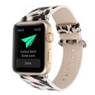 For Apple Watch Series 7 41mm / 6 & SE & 5 & 4 40mm / 3 & 2 & 1 38mm Fashion Strap Watch Band(Leopard Print) - 1