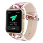 For Apple Watch Series 7 45mm / 6 & SE & 5 & 4 44mm / 3 & 2 & 1 42mm Fashion Strap Watch Band(Red) - 2