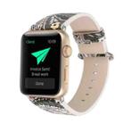 For Apple Watch Ultra 49mm / Series 8&7 45mm / SE 2&6&SE&5&4 44mm / 3&2&1 42mm Fashion Strap Watch Band(Floral) - 2