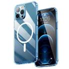 For iPhone 12 / 12 Pro MagSafe Magnetic Phone Case(Transparent) - 1