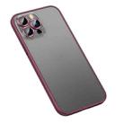 For iPhone 13 Pro Max Matte PC + TPU Phone Case (Red) - 1