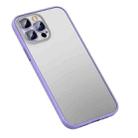 For iPhone 13 Pro Max Matte PC + TPU Phone Case (Purple) - 1