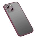 For iPhone 13 Matte PC + TPU Phone Case(Red) - 1