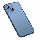 For iPhone 13 Matte PC + TPU Phone Case(Dark Blue) - 1
