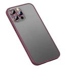 For iPhone 12 Pro Max Matte PC + TPU Phone Case(Red) - 1