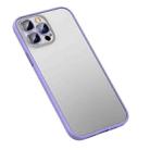 For iPhone 12 Pro Matte PC + TPU Phone Case(Purple) - 1