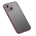 For iPhone 12 Matte PC + TPU Phone Case(Red) - 1