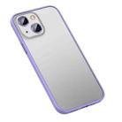 For iPhone 12 Matte PC + TPU Phone Case(Purple) - 1