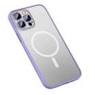 For iPhone 13 Pro Max MagSafe Matte Phone Case (Purple) - 1