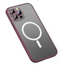 For iPhone 13 Pro MagSafe Matte Phone Case (Red) - 1