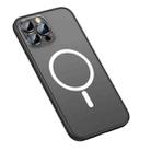 For iPhone 12 Pro Max MagSafe Matte Phone Case(Black) - 1