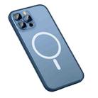For iPhone 12 Pro Max MagSafe Matte Phone Case(Dark Blue) - 1