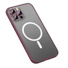 For iPhone 12 Pro MagSafe Matte Phone Case(Red) - 1