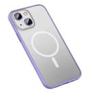 For iPhone 12 MagSafe Matte Phone Case(Purple) - 1