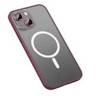 For iPhone 13 mini MagSafe Matte Phone Case (Red) - 1