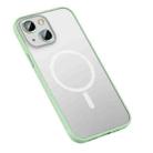 For iPhone 13 mini MagSafe Matte Phone Case (Green) - 1