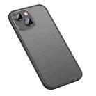 For iPhone 13 mini Matte PC + TPU Phone Case (Black) - 1