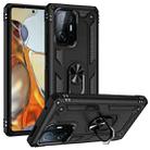 For Xiaomi 11T Pro Shockproof TPU + PC Phone Case(Black) - 1