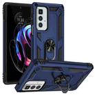 For Motorola Edge 20 Pro Shockproof TPU + PC Phone Case(Blue) - 1