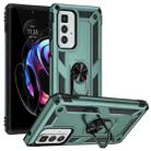 For Motorola Edge 20 Pro Shockproof TPU + PC Phone Case(Dark Green) - 1