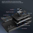 For Samsung Galaxy A72 4G / 5G Sliding Camshield Card Phone Case(Grey Blue) - 3
