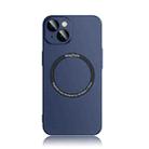 For iPhone 13 Frosted PC Magsafe Case(Navy Blue) - 1