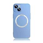 For iPhone 13 Pro Frosted PC Magsafe Case (Sierra Blue) - 1