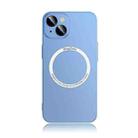 For iPhone 12 Pro Max Frosted PC Magsafe Case(Sierra Blue) - 1