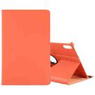 For Lenovo Tab P12 Pro 12.6 Litchi Texture Solid Color Leather Tablet Case(Orange) - 1