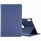 For Lenovo Tab P12 Pro 12.6 Litchi Texture Solid Color Leather Tablet Case(Blue) - 1