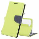 For Samsung Galaxy S22 5G GOOSPERY FANCY DIARY Cross Texture Leather Phone Case(Green) - 1